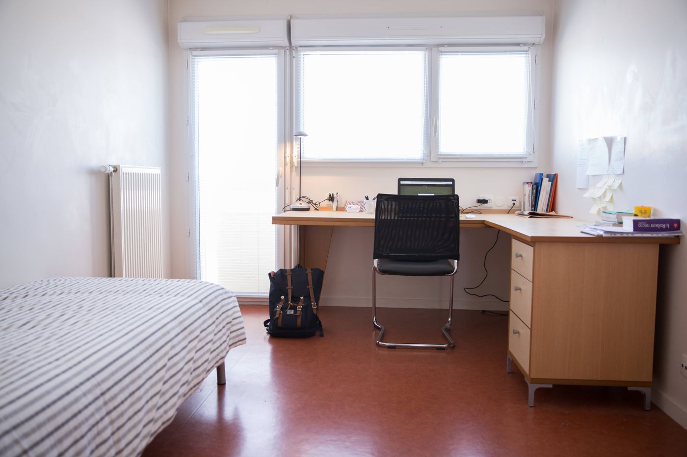 A student room at Ecole Polytechnique