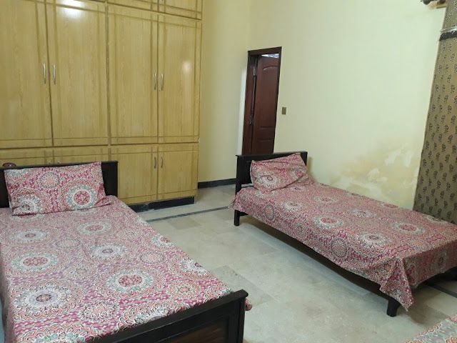 A student room at National University of Sciences and Technology (NUST), Islamabad — off-campus Capital Hostel for Girls, H-13 (recommended in Hostel Guide NUST)
