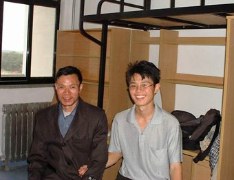 A student room at Tsinghua University