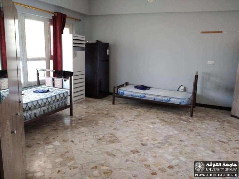A student room at University of Kufa